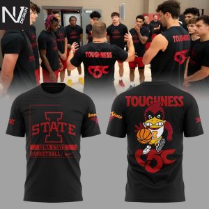 Iowa State Cyclones Basketball Toughness 3D T-Shirt