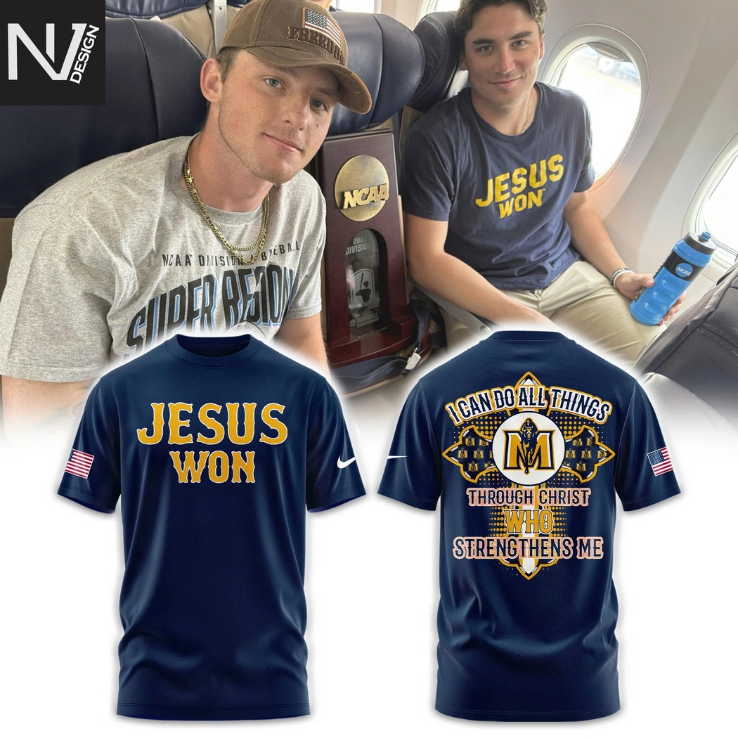 Jesus Won Murray State Racers I Can Do All Things Through Christ Streng Thens Me 3D T-Shirt Jesus Won Murray State Racers I Can Do All Things Through Christ Streng Thens Me 3D T-Shirt