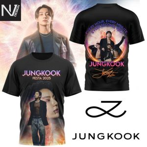 Jungkook Festa 2025 Every Hour, Every Minute, Every Second, You Signature 3D T-Shirt