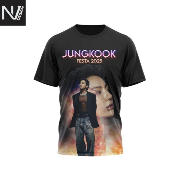 Jungkook Festa 2025 Every Hour, Every Minute, Every Second, You Signature 3D T-Shirt