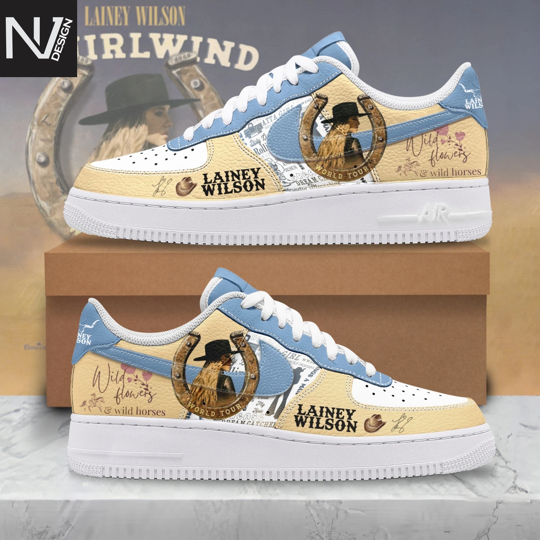 Lainey Wilson Wildflowers And Wild Horses Air Force 1 Sneaker Lainey Wilson Wildflowers And Wild Horses Air Force 1 Sneaker