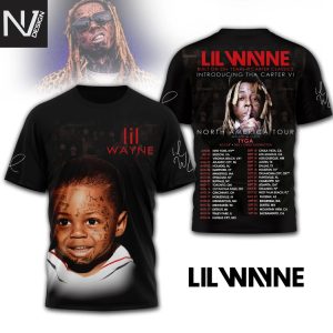 Lil Wayne North America Tour 2025 Signature 3D T-Shirt