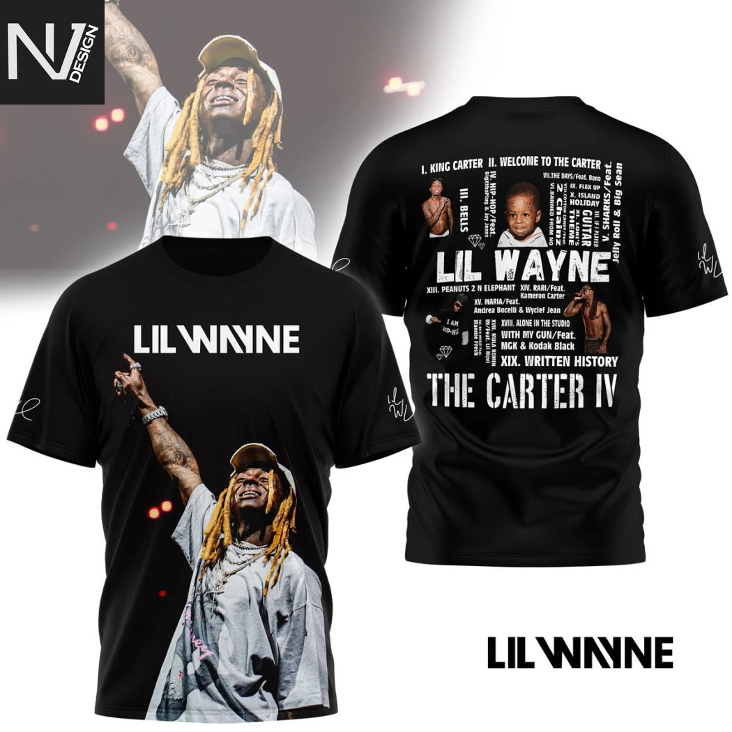 Lil Wayne The Carter VI Signature 3D T-Shirt Lil Wayne The Carter VI Signature 3D T-Shirt