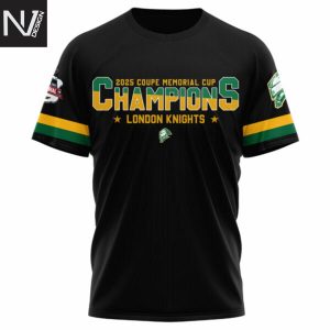London Knights Memorial Cup Champions 2025 3D T-Shirt