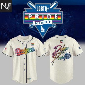 Los Angeles Dodgers 2025 Pride Month Dodgers Proud Baseball Jersey