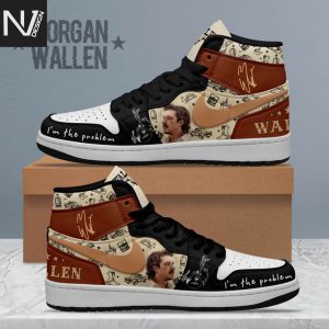 Morgan Wallen Im The Problem Signature Air Jordan 1 High Top