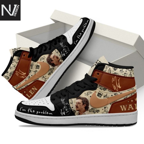 Morgan Wallen Im The Problem Signature Air Jordan 1 High Top