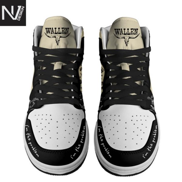 Morgan Wallen Im The Problem Signature Air Jordan 1 High Top