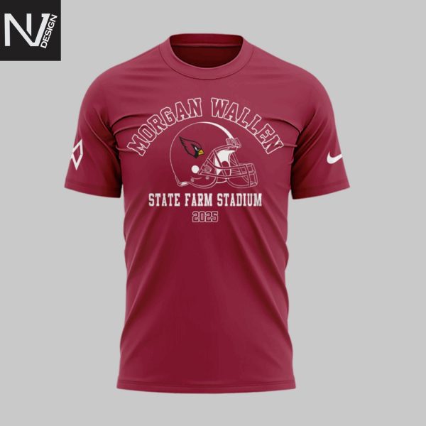 Morgan Wallen x Arizona Cardinals Im The Problem Tour 2025 3D T-Shirt