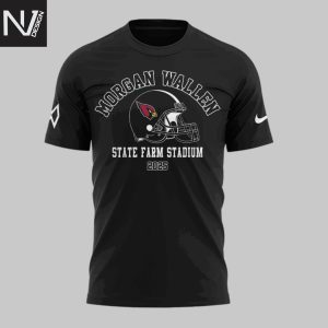 Morgan Wallen x Arizona Cardinals Im The Problem Tour 2025 3D T-Shirt – Black