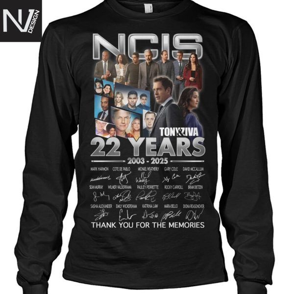 NCIS 22 Years 2003-2025 Signature Thank You For The Memories Unisex T-Shirt