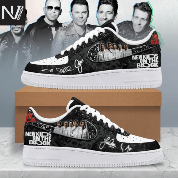 New Kids On The Block Signature Air Force 1 Shoes