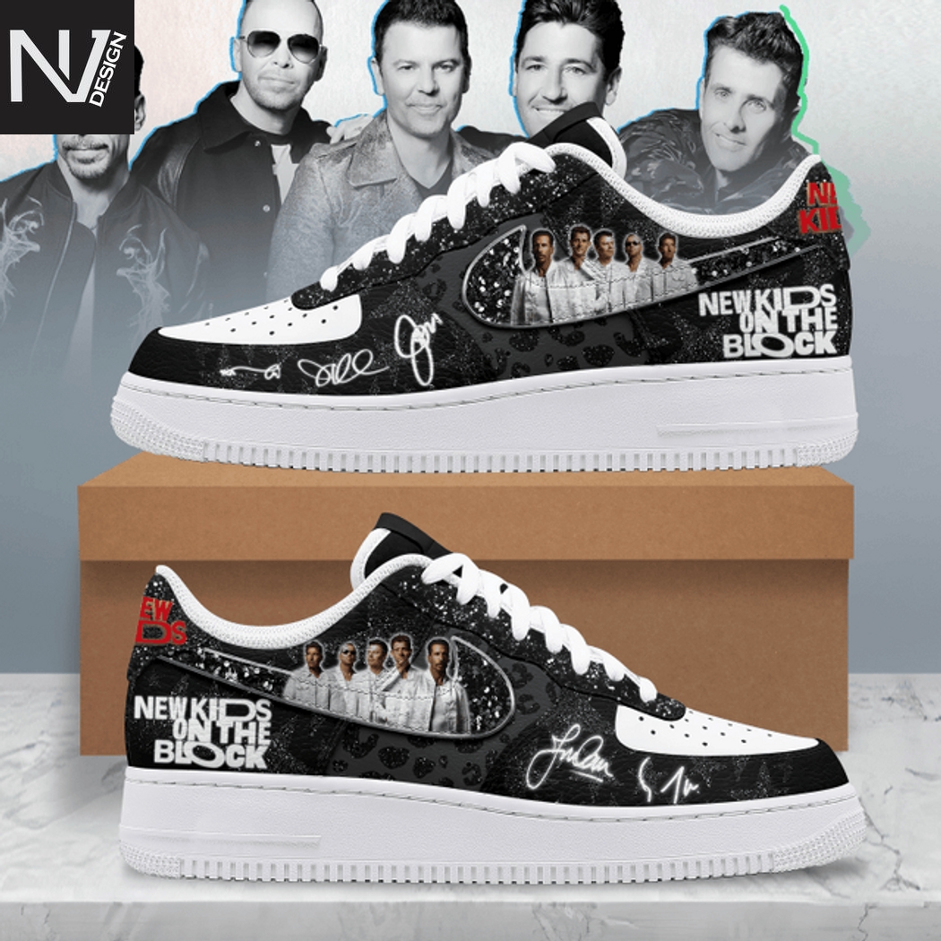 New Kids On The Block Signature Air Force 1 Shoes New Kids On The Block Signature Air Force 1 Shoes