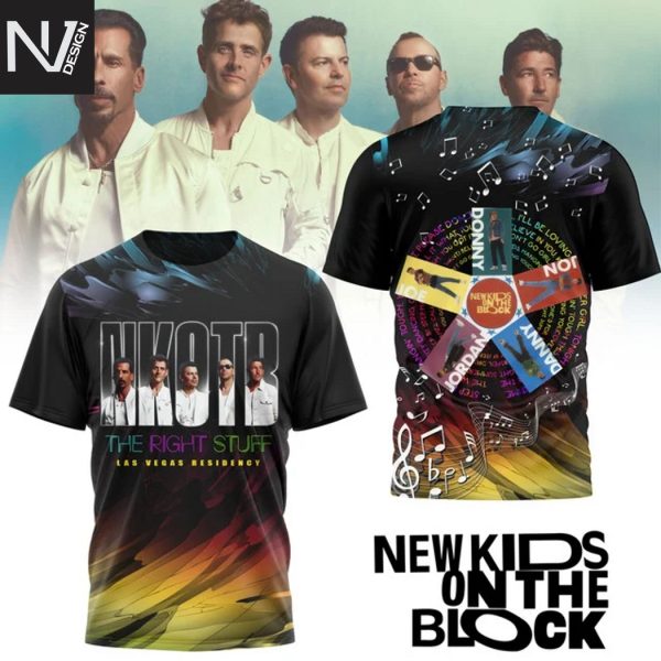 New Kids On The Block The Right Stuff 3D T-Shirt