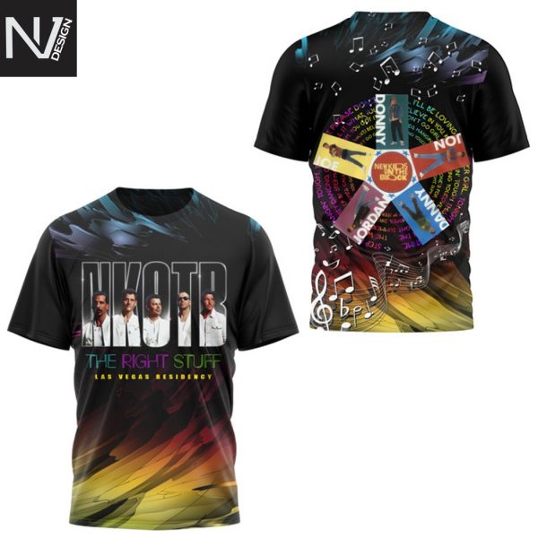 New Kids On The Block The Right Stuff 3D T-Shirt