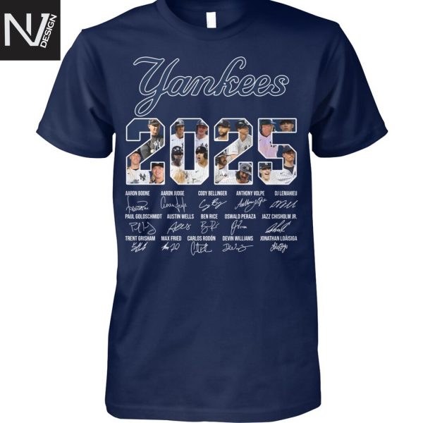 New York Yankees 2025 Signature Unisex T-Shirt