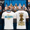 Oklahoma City Thunder 2025 Champions Finals Signature 3D T-Shirt – Black
