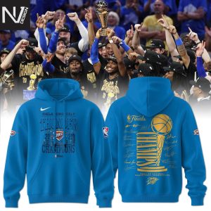 Oklahoma City Thunder 2025 Champions Finals Signature Hoodie