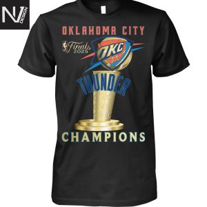 Oklahoma City Thunder 2025 Finals Champions Unisex T-Shirt