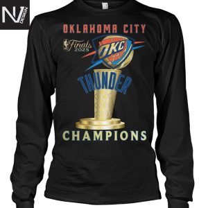 Oklahoma City Thunder 2025 Finals Champions Unisex T-Shirt