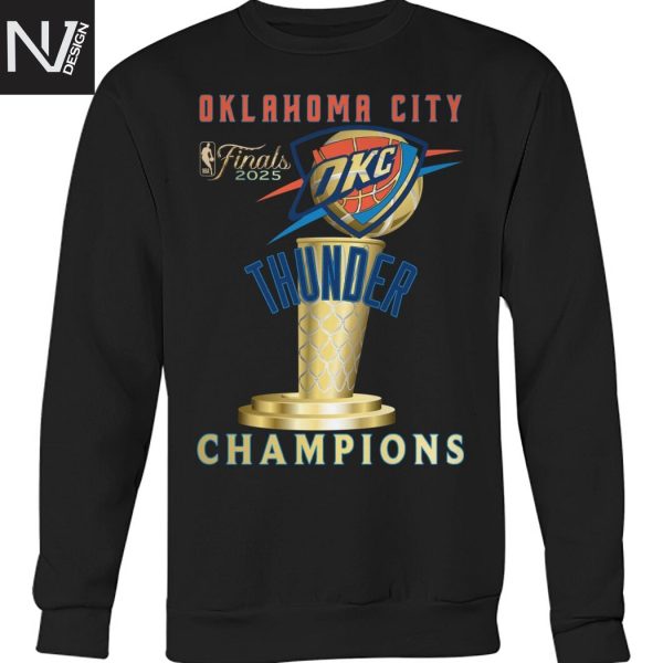 Oklahoma City Thunder 2025 Finals Champions Unisex T-Shirt