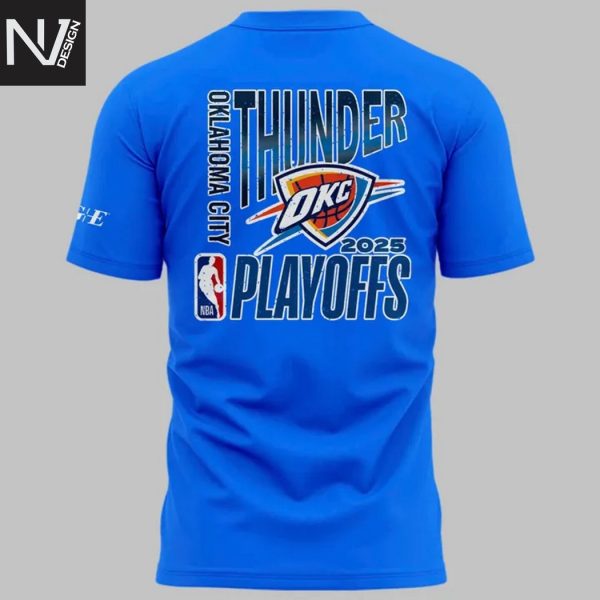 Oklahoma City Thunder 2025 Playoffs 3D T-Shirt