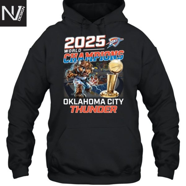 Oklahoma City Thunder 2025 World Champions Unisex T-Shirt