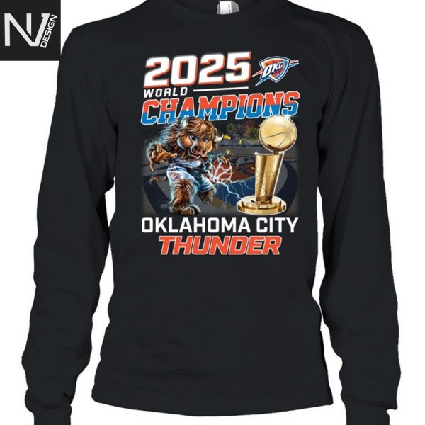 Oklahoma City Thunder 2025 World Champions Unisex T-Shirt