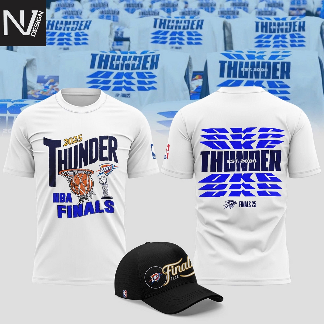 Oklahoma City Thunder Final 2025 3D T-Shirt Oklahoma City Thunder Final 2025 3D T-Shirt