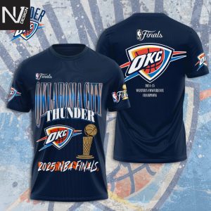 Oklahoma City Thunder Finals NBA 2025 3D T-Shirt
