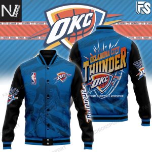 Oklahoma City Thunder National Basketball Association Baseball Jacket