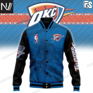 Oklahoma City Thunder National Basketball Association Baseball Jacket