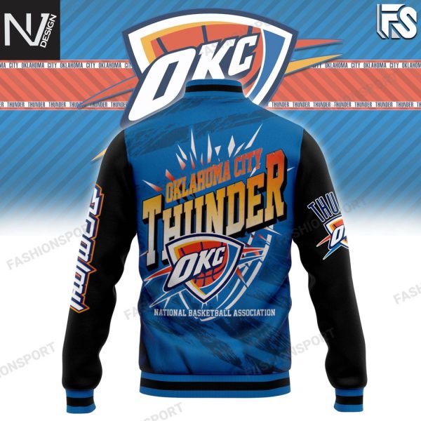 Oklahoma City Thunder National Basketball Association Baseball Jacket