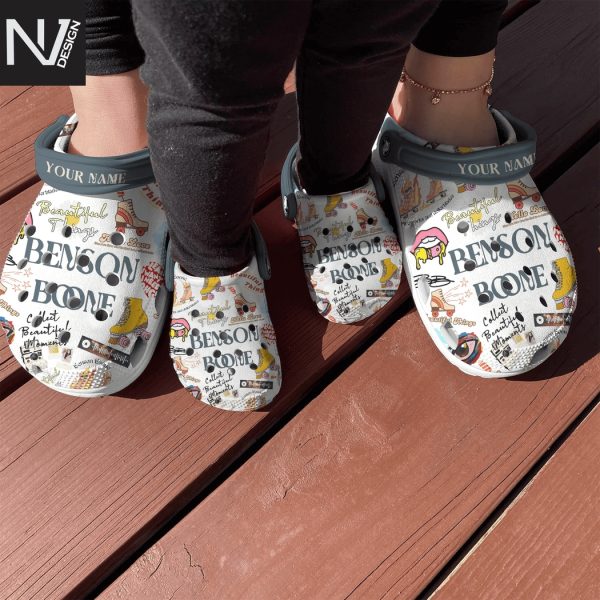 Personalized Benson Boone Beautiful Things Crocs