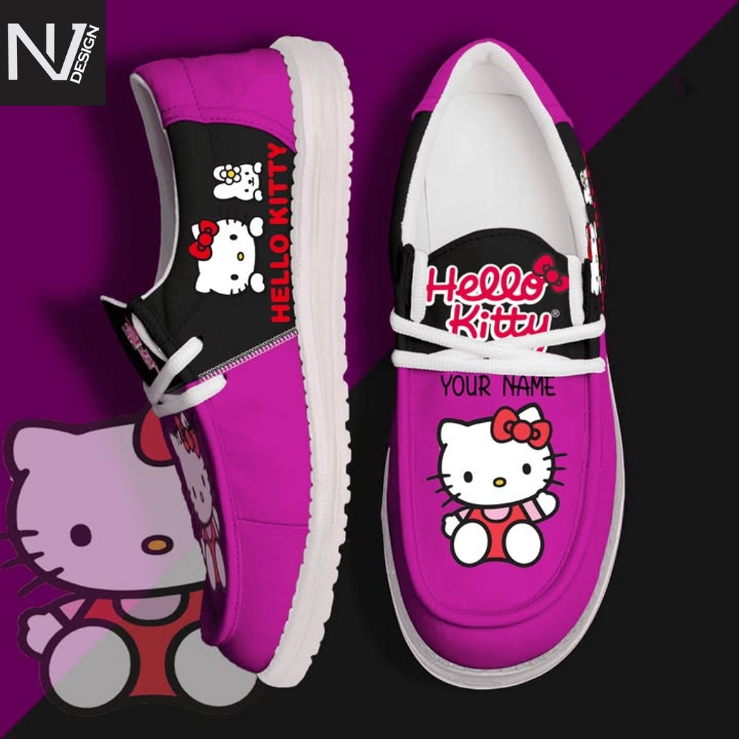 Personalized Hello Kitty Hey Dude Shoes Personalized Hello Kitty Hey Dude Shoes