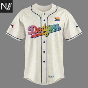 Personalized Los Angeles Dodgers 2025 Pride Month Baseball Jersey