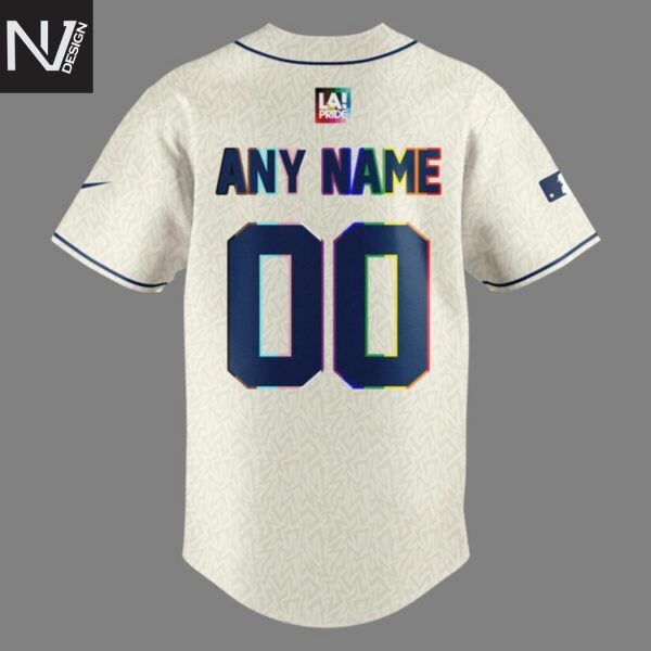Personalized Los Angeles Dodgers 2025 Pride Month Baseball Jersey