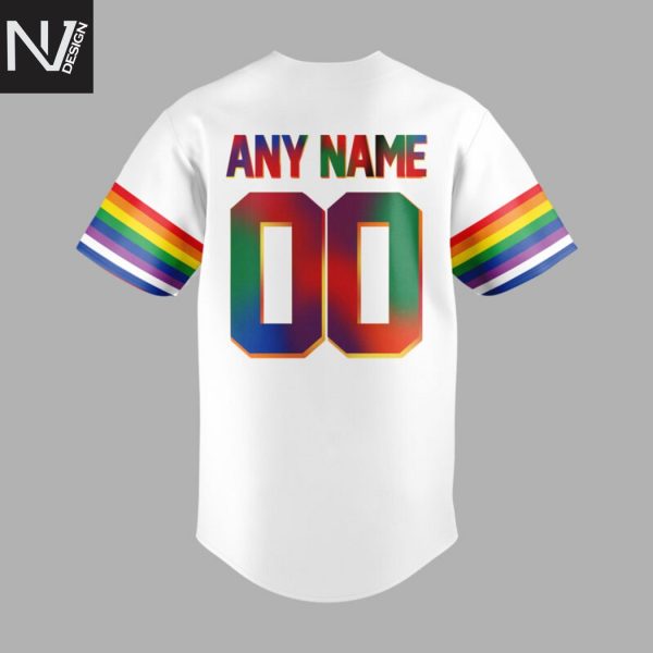 Personalized Texas Rangers Pride Month 2025 Baseball Jersey