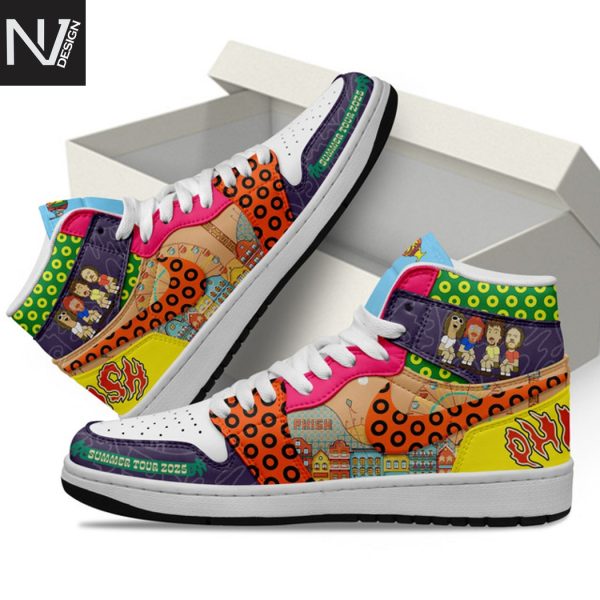 Phish Summer Tour 2025 Air Jordan 1 High Top