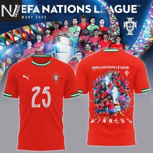 Portugal Champions UEFA Nations League 2025 3D T-Shirt