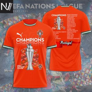 Portugal National Football Team UEFA Nations League 3D T-Shirt