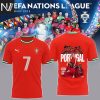 Portugal National Football Team x CR7 UEFA Nations League 2025 Signature 3D T-Shirt