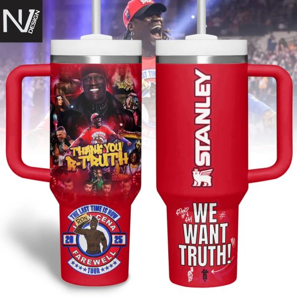 R-Truth 2025 Thank You We Wan Truth Tumbler With Handle And Straw