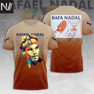 Rafa Nadal Signature 2025 3D T-Shirt