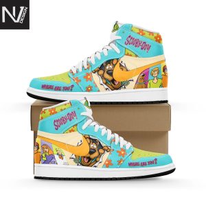 Scooby-Doo Where Are You Air Jordan 1 High Top