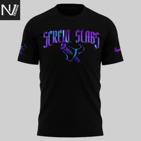 Screw Slabs H-Town Screwston DJ Screw x Houston Texans 3D T-Shirt