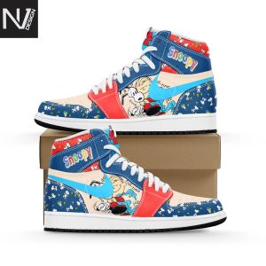 Snoopy Air Jordan 1 High Top