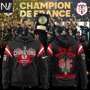 Stade Toulousain 24X Rugby Union Champions 2025 Back To Back To Back Hoodie