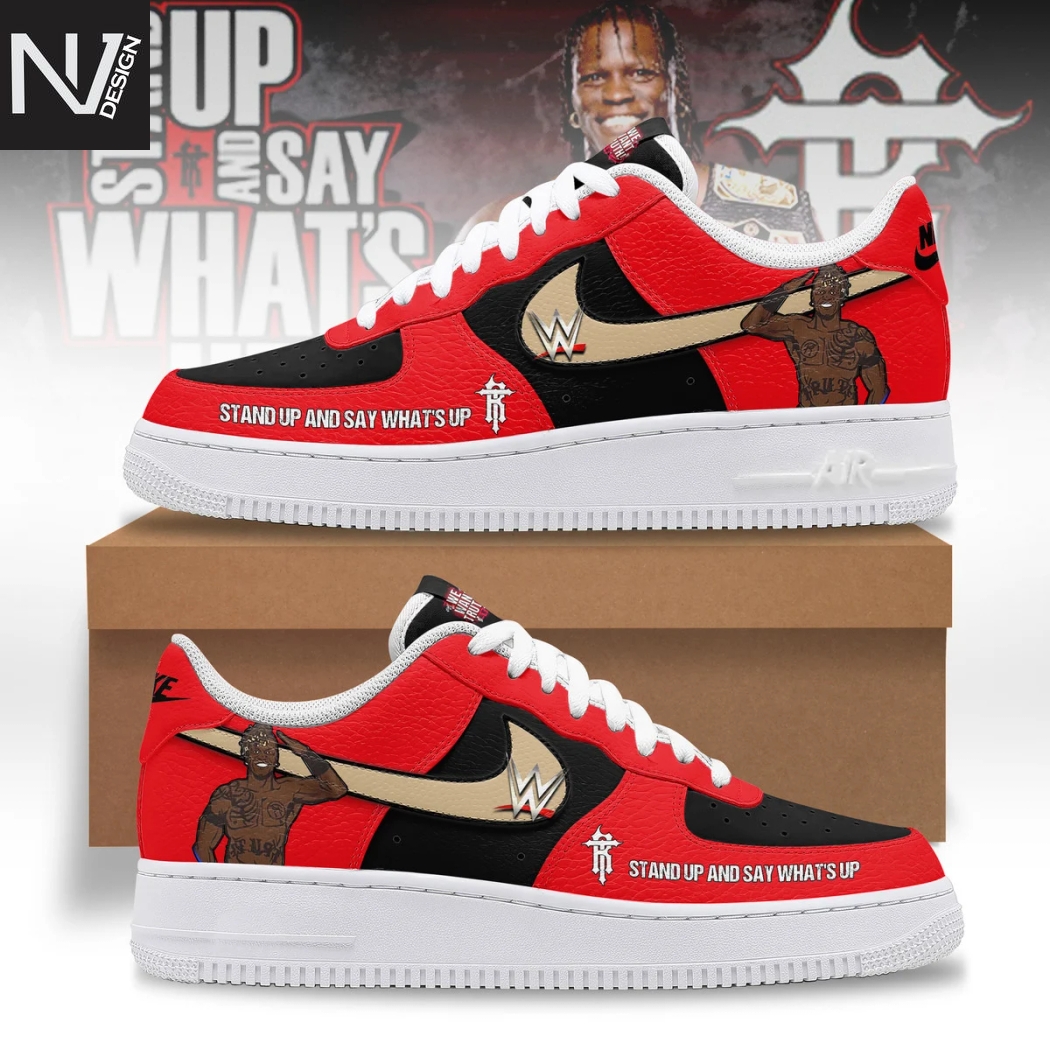 Stand Up And Say Whats Up WWE Air Force 1 Shoes Stand Up And Say Whats Up WWE Air Force 1 Shoes