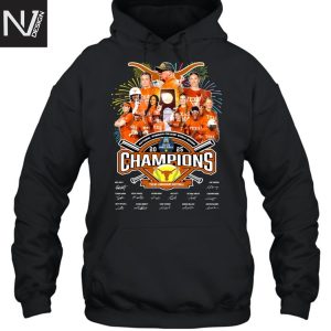 Texas Longhorns Softball National Women College World Series 2025 Champions Signature Unisex T-Shirt